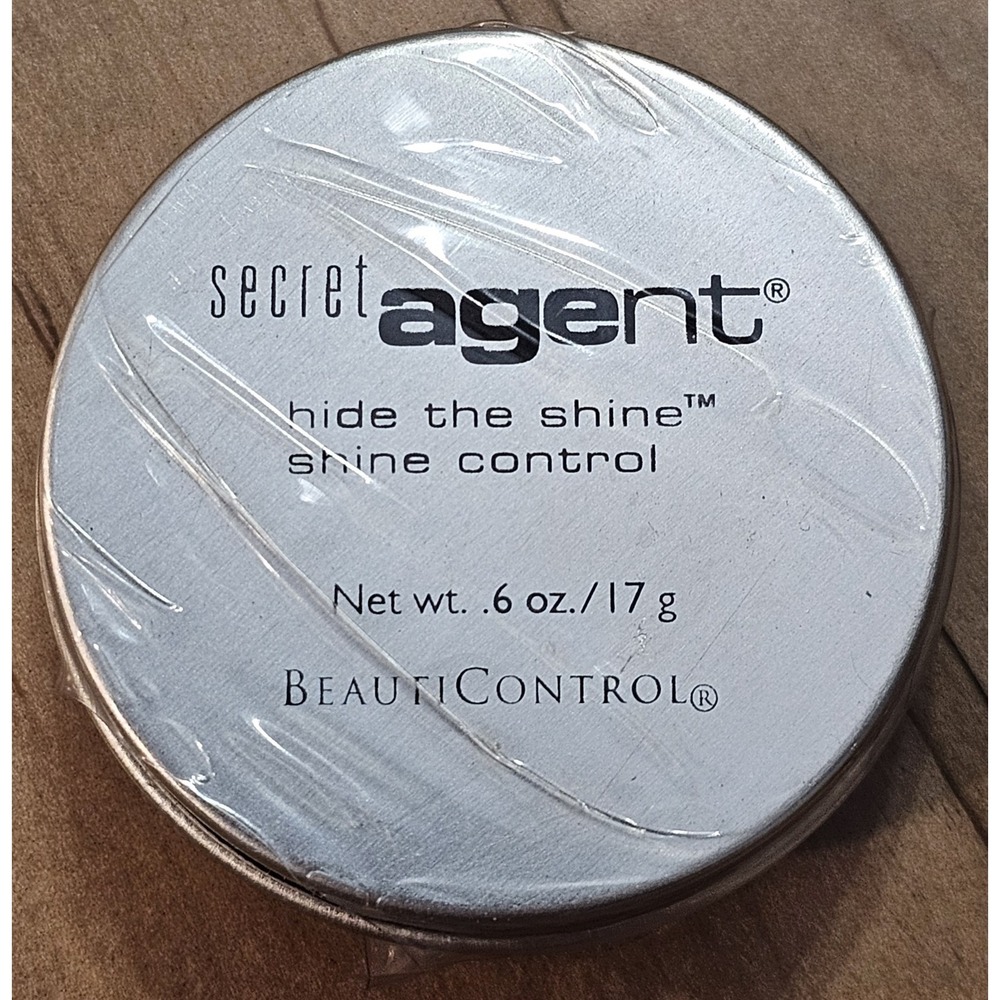 New BeautiControl Secret Agent Hide the Shine Shine‎ Control! .6 oz. HTF! Sealed